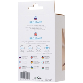 Анальная пробка ToDo Brilliant, 7 см